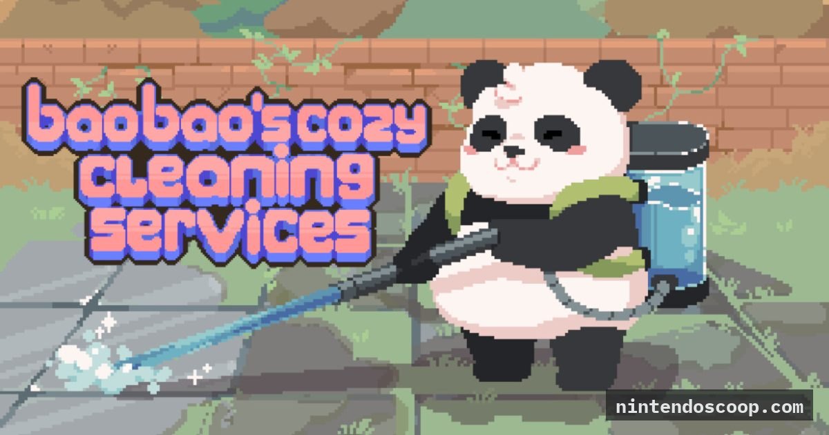Bao Bao's Cozy Cleaning Services Coming To Nintendo Switch, Out Today