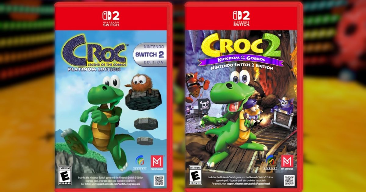 Croc 1 and 2 Getting Switch 2 Editions, Physical Releases Confirmed