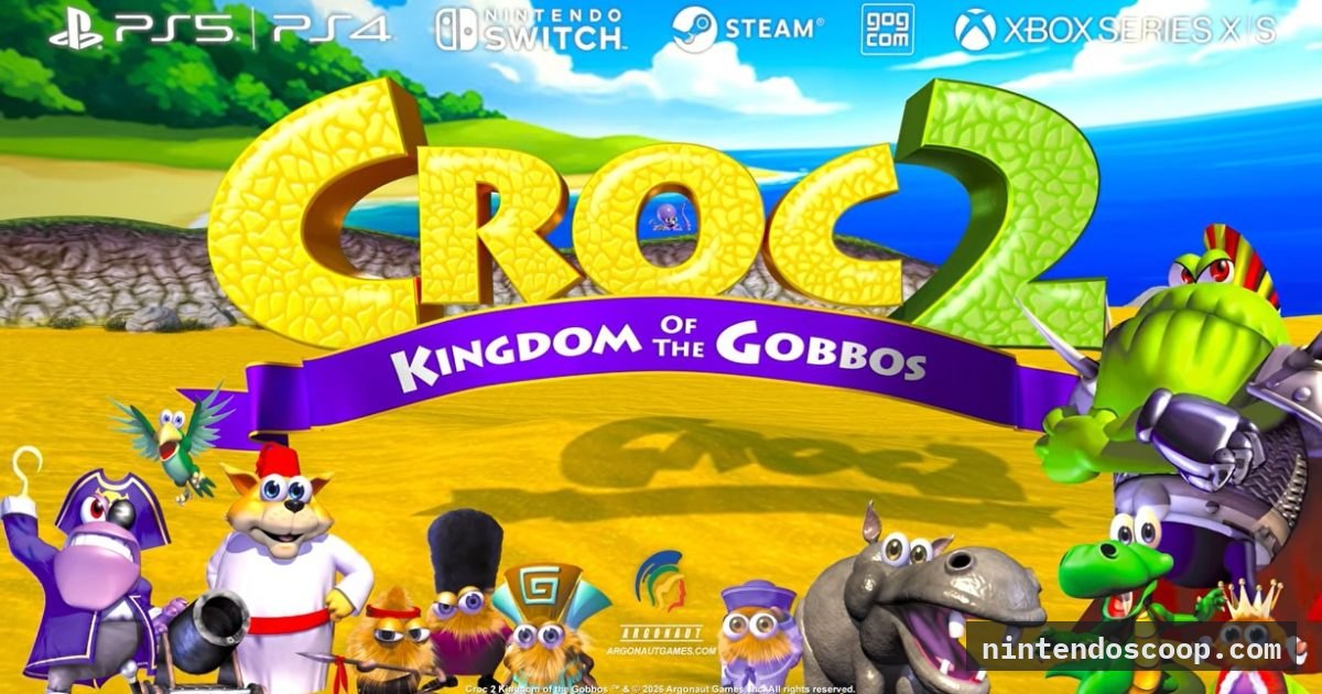 Croc 2 Kingdom of the Gobbos Remaster Launches On Nintendo Switch