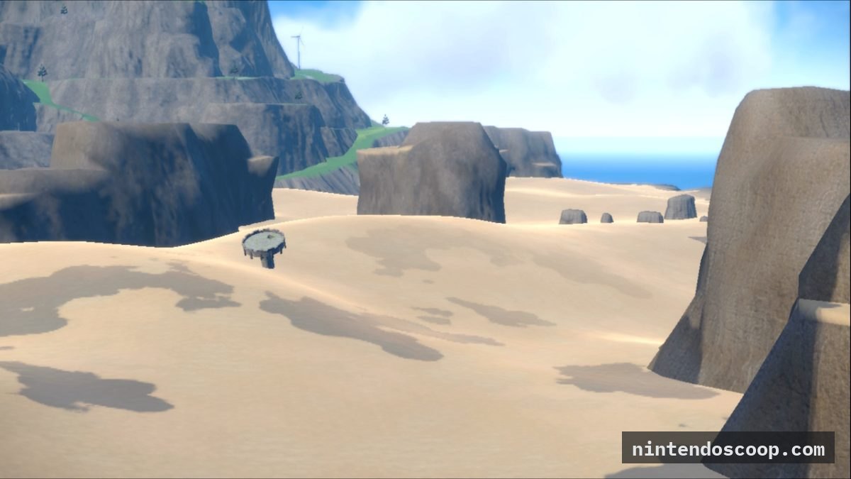 Pokemon Scarlet and Violet desert graphics