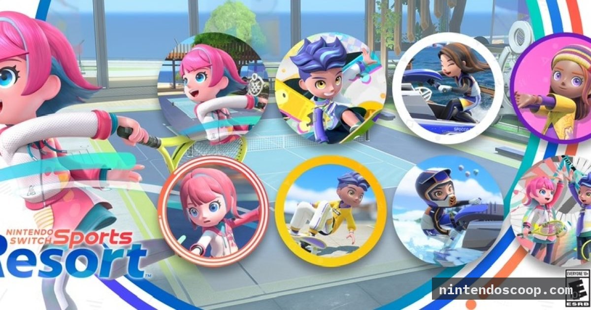 Nintendo Switch Sports Resort Icons Added To Switch Online
