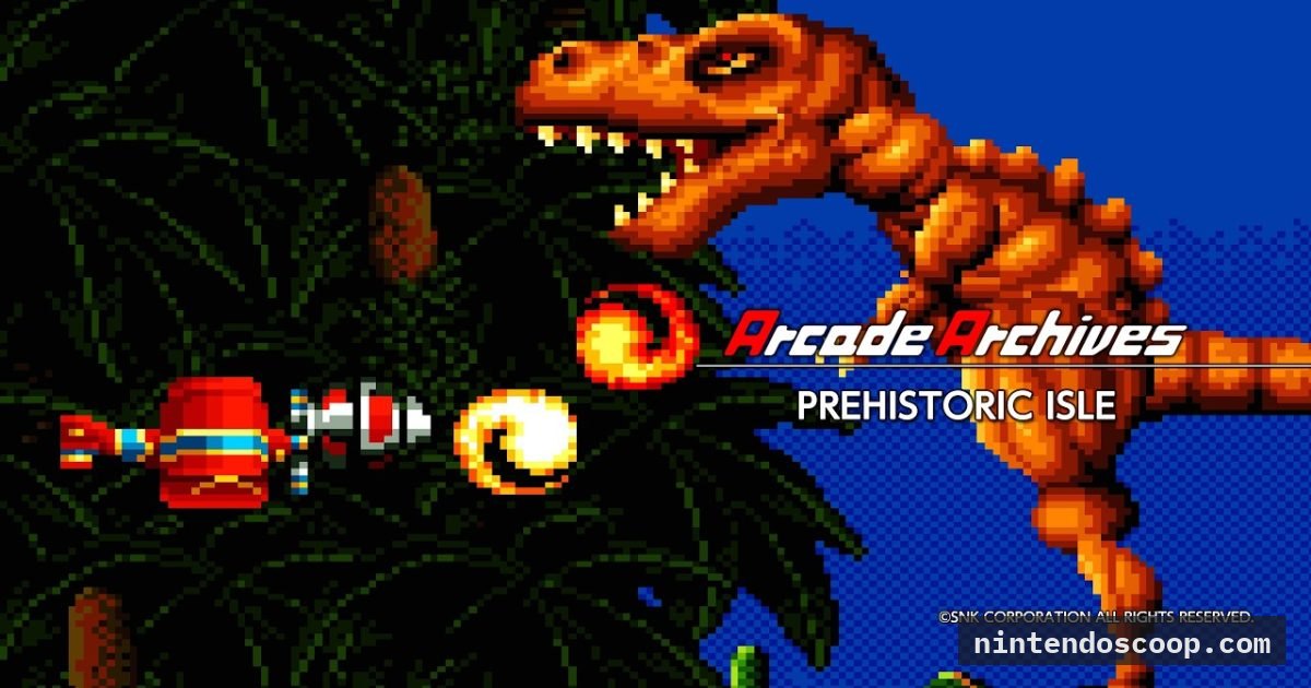 Prehistoric Isle Arcade Archives Game Out On Switch Tomorrow